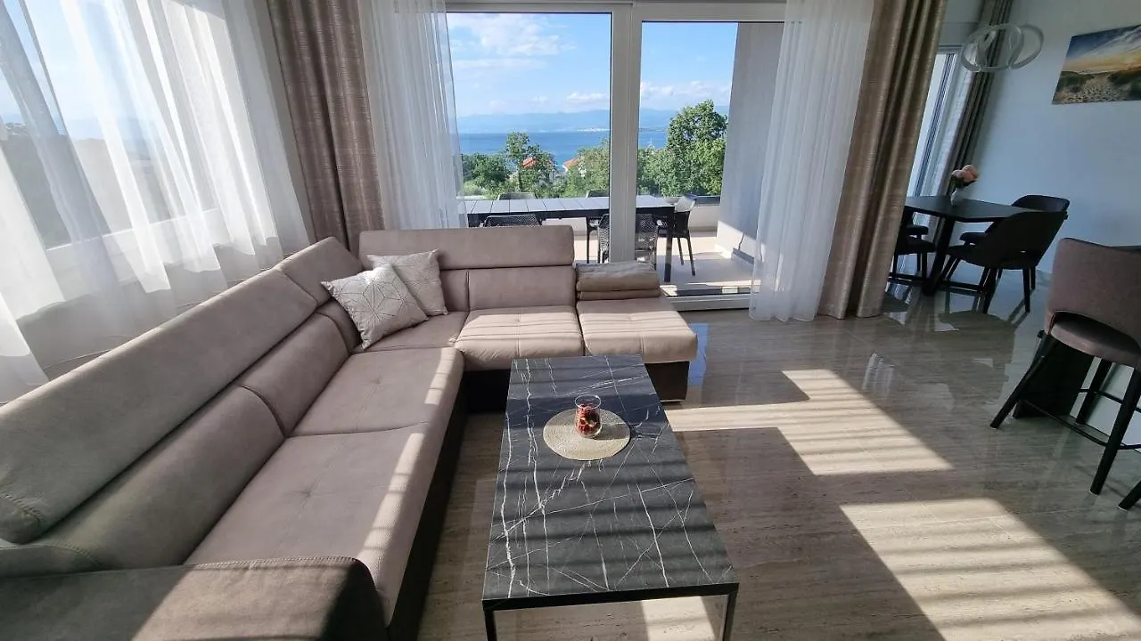 Premium Apartment Luka - Malinska - With Heated Pool Croatia